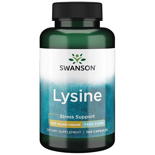 Swanson Free-Form L-Lysine, L-lizyna, 100 kapsułek